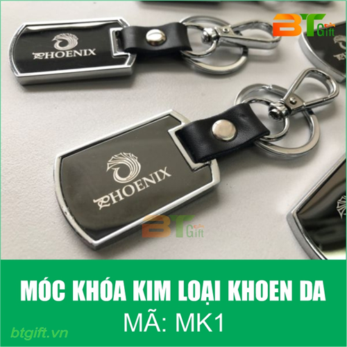 Móc khóa kim loại mẫu 1