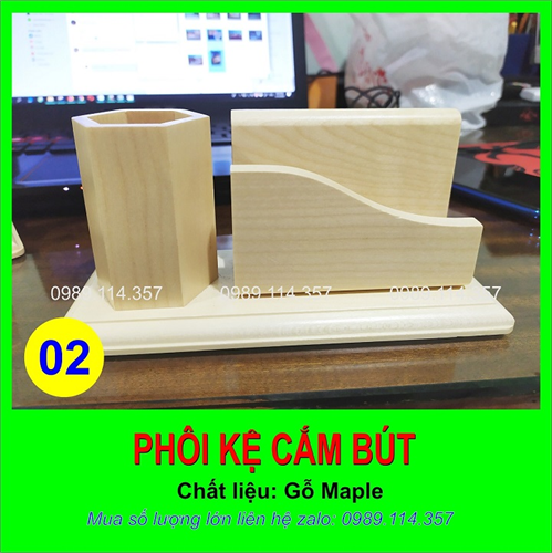 Phôi cắm bút gỗ mẫu 2 (gỗ maple)