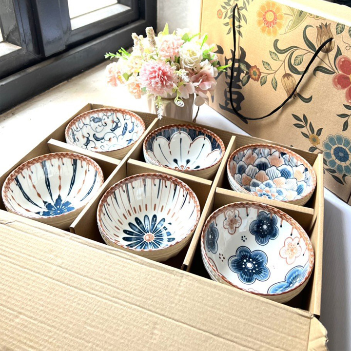 Set 6 chén bông mai | BT GIFT (ảnh 1)