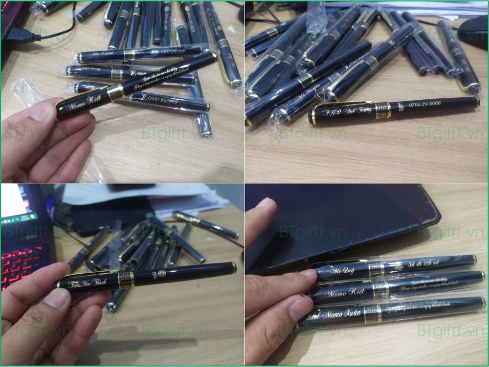 Bút ký tổ ong khắc tên, quà tặng doanh nghiệp - BT gift